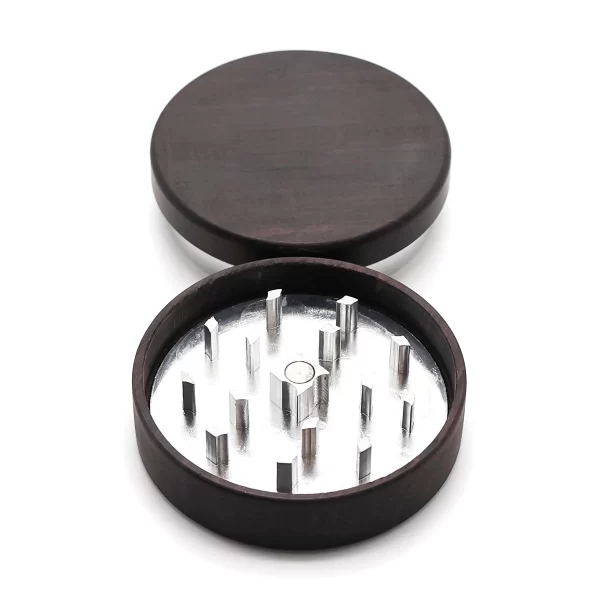 2 layers of black walnut with aluminum tooth/easy to carry/ensuring durability and reliability