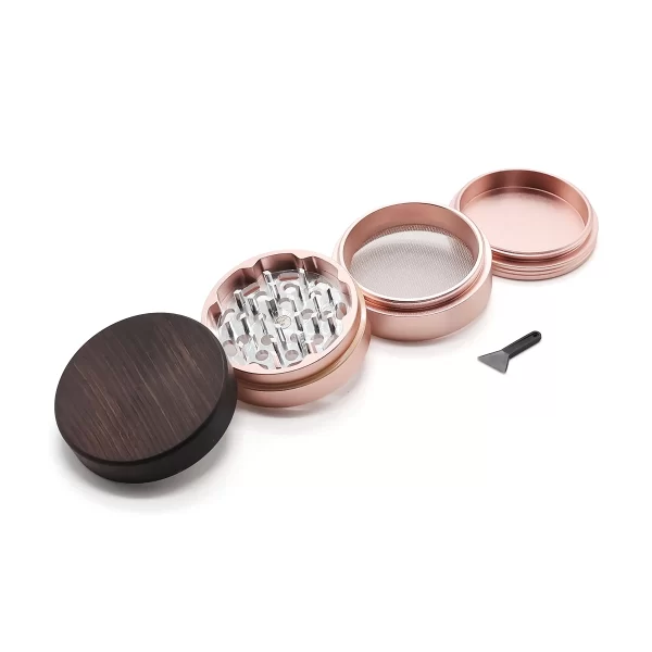 4 layers with a top layer of black walnut/ aluminum tooth/easy to carry/ensuring durability and reliability